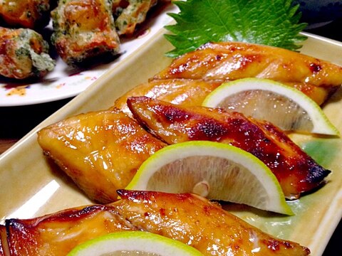 さわらの柚庵焼きです☆優しい香りの日本のお味を♪♪